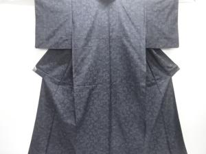 蔓草模様織出し本場泥大島紬着物